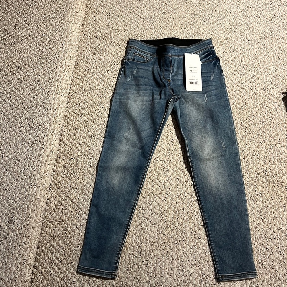 NWT, COCO+CARMEN, skinny ankle jean, large.
